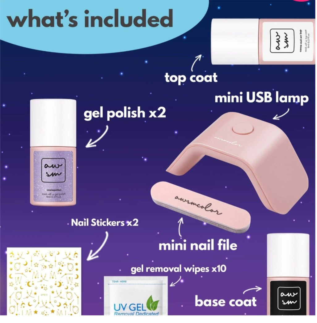 LGoddes Mystery Duffle bag gel polish travel kit
