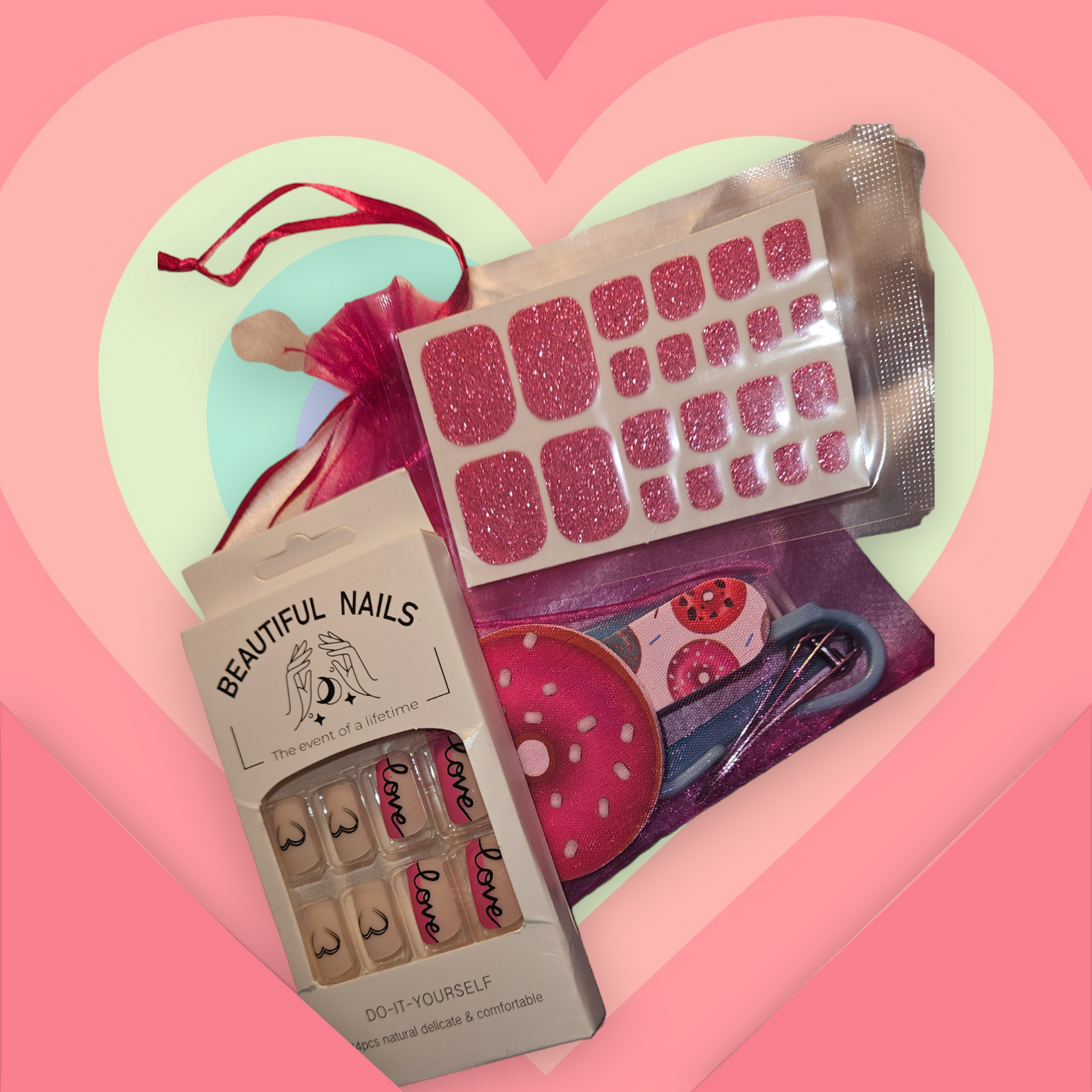 Valentine nail bundle deals