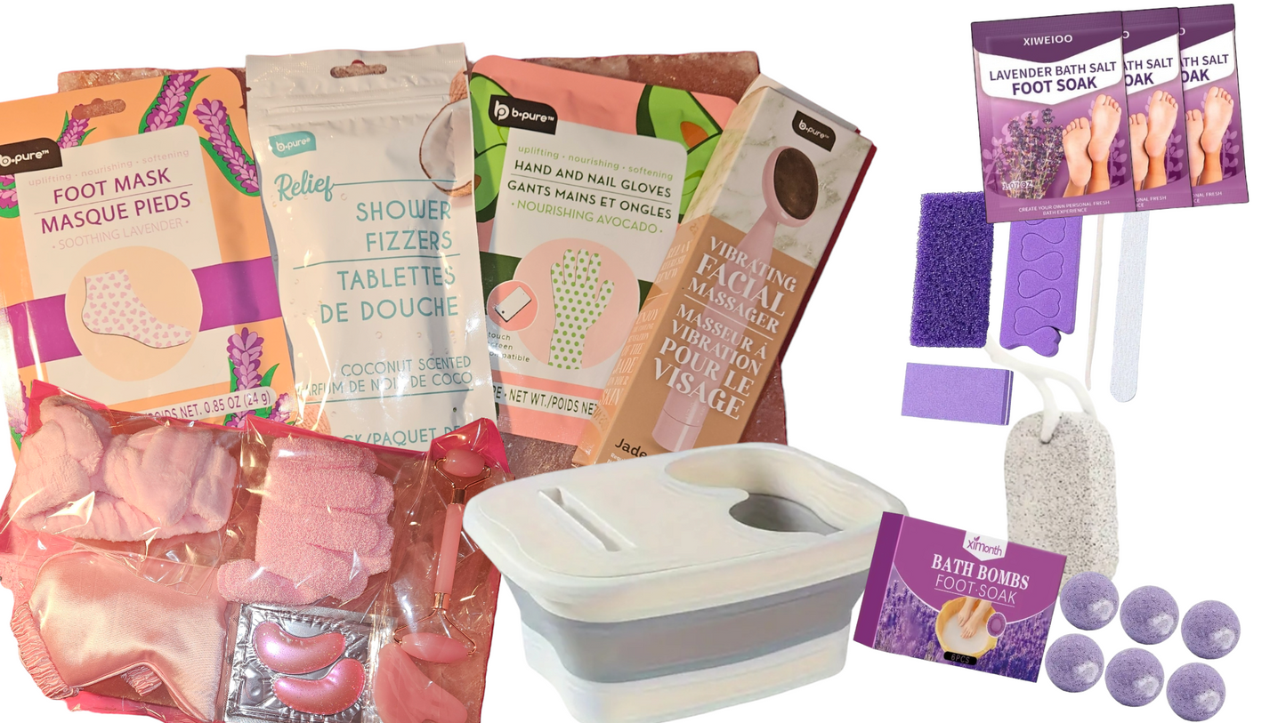 Luxury self care  at home pamper kit