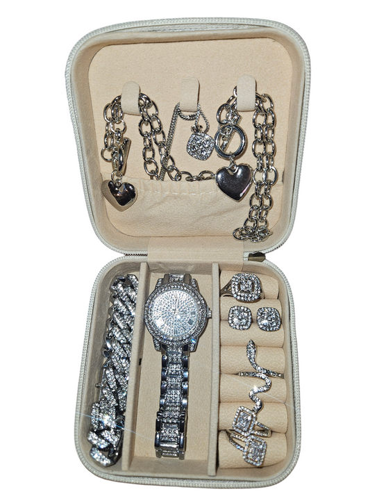 Loaded Jewelry boxes, Silver and gold jewelry boxes